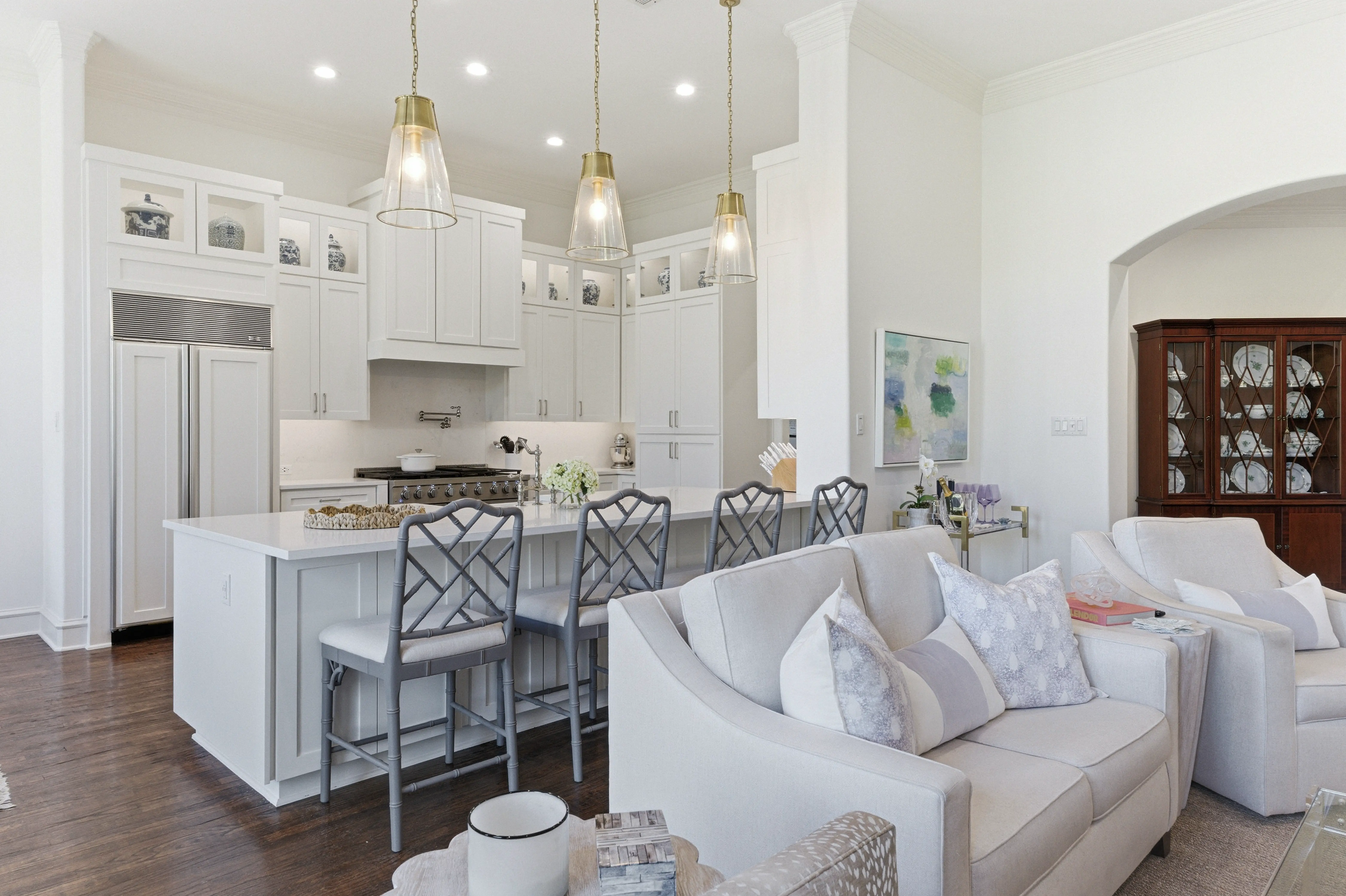 Living room seating area